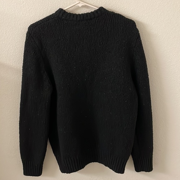 Zara black medium speckled sweater - Picture 3 of 5